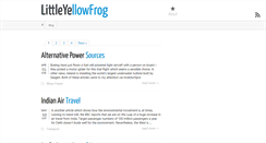 Desktop Screenshot of littleyellowfrog.com